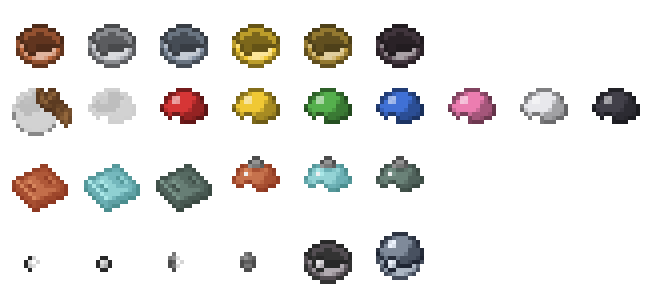 The parts of a ball
