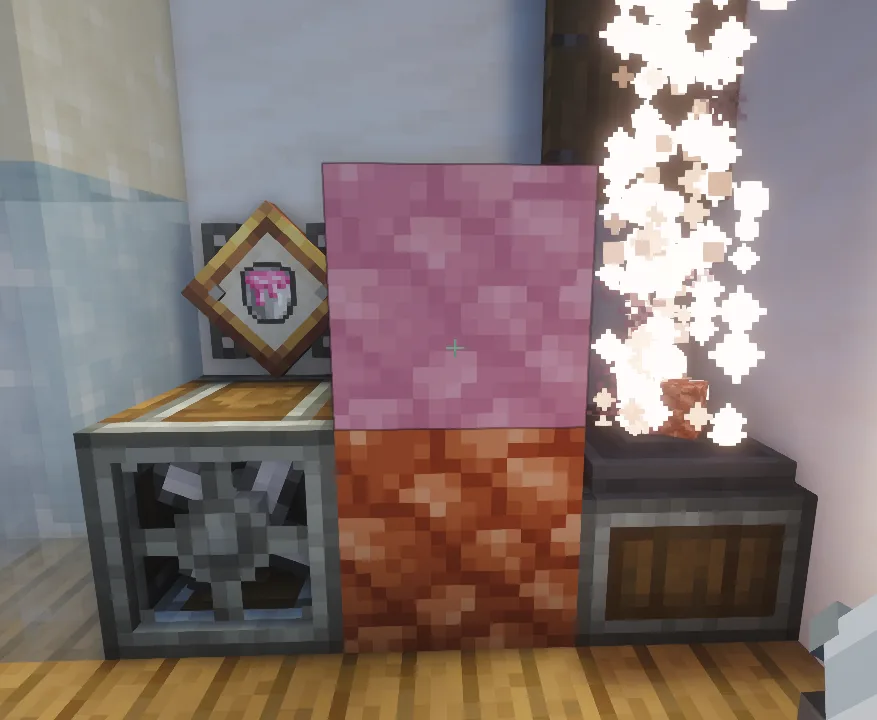 Crystallising tumblestone with a fan