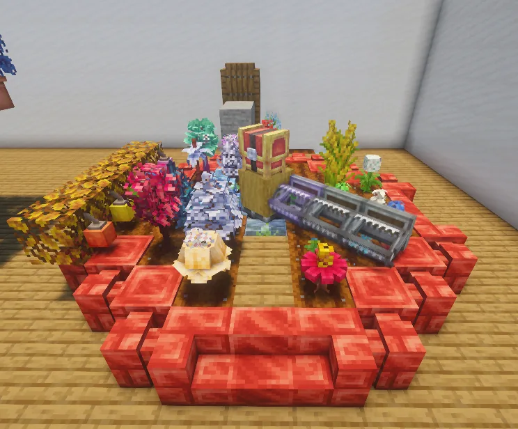 Harvesters and gilded chests
