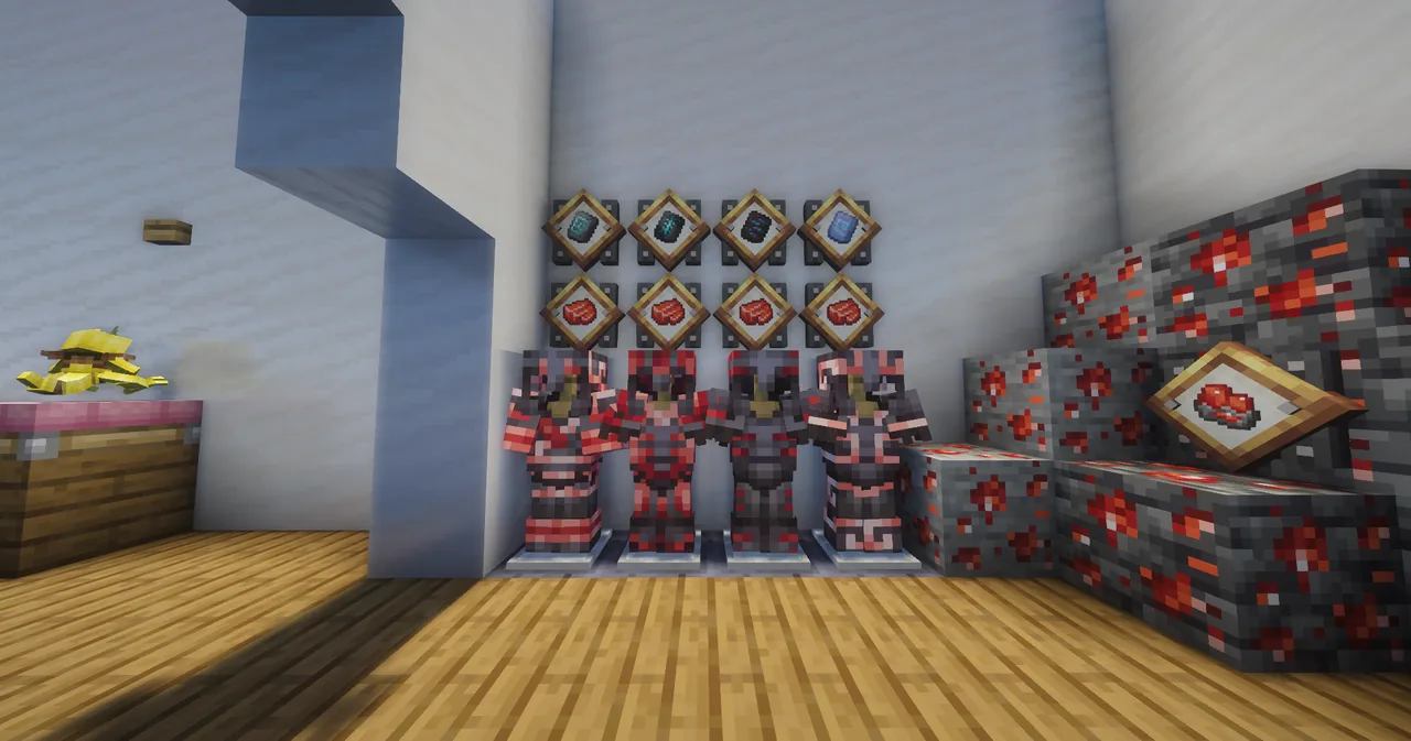 Origin ore and armor trims